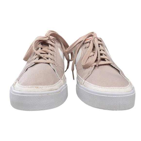 Nike Court Legacy Canvas Shoes Womens 9 Pink White Oxford Athletic Sneakers Low - Picture 3 of 10